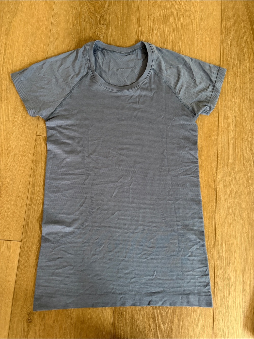lululemon athletica Short Sleeve Crew Top - Slate Blue